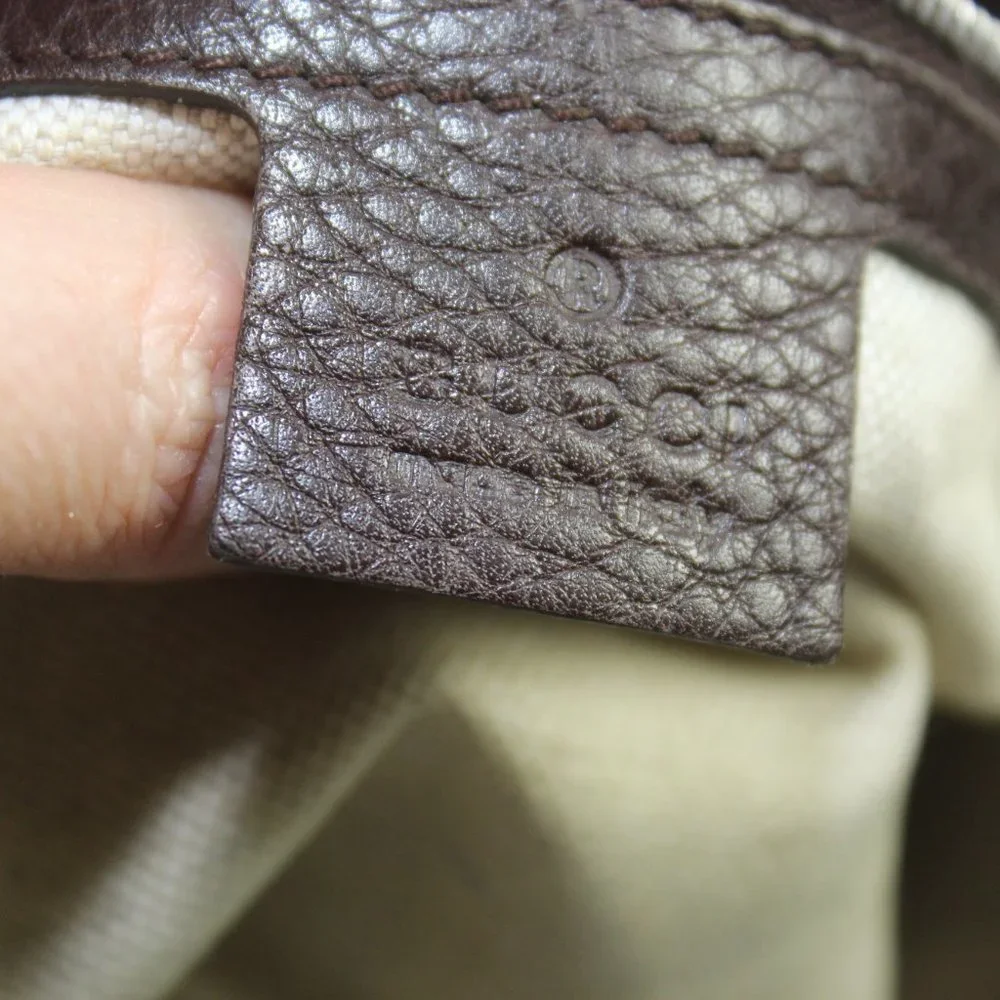 GUCCI Beige/Ebony GG Canvas Techno Horsebit Medium Hobo Bag - Picture 8 of 16